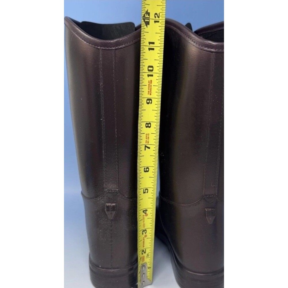 NAOT Women’s Metallic Purple Rain Boots Lace Up Mid Calf Waterproof Size 10 - Picture 12 of 12